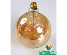 Fai lampada a led e27 5w, 2200k oro love