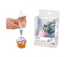 HABI Set 12 sac a Poche 9becc Inox Pasticceria e Cake Design
