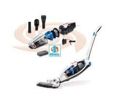 Genius A28056 Invictus M5 - Aspirapolvere senza fili a batteria, 35.000 giri/min, 160 Watt, 3 in 1, con lampada a LED, 12 pezzi Set principale, plastica.