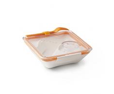 Black + Blum Appetit - Portapranzo, plastica, Arancione, 19.00 x 19.00 x 5.50 cm