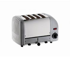 Dualit 40362 - Tostapane per 4 fette regolabile, colore: Argento metallizzato