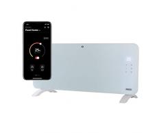 Princess Termoconvettore Vetro Smart 342001 - Controllo con App - 2000 W – Bianco