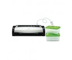 Tefal vacupack più sigillo macchina per sottovuoto con 2 contenitori ermetici
