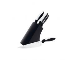 Judge Sabatier - Ceppo di coltelli con impugnatura morbida antiscivolo, 5 pezzi