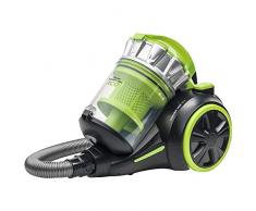 Bestron Aspirapolvere multi-ciclonico senza sacchetto con spazzola per superfici dure, Portata: 9 m, Capacità: 2 L, 700 Watt, Verde