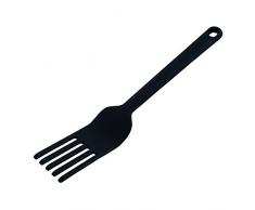 Kuhn Rikon 27681 - Forchetta in silicone, colore: Nero