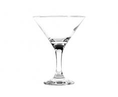 Pasabahce Set 12 Calici Vetro Bistro Martini 15Cl Calici Vino Arredo Tavola