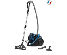 Rowenta RO7611EA Silence Force Cyclonic, Aspirapolvere a Traino Senza Sacco, Tecnologia Ciclonica, Silenzioso con Soli 67 dB(A), Capacità 2.5 l