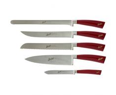 Berkel - Elegance Set 5 coltelli Chef Rosso