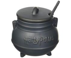 Harry Potter 48013 Cauldron Soup Mug with Spoon, Standard, Black, Ceramica, Nero, Standard