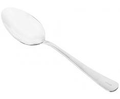 Mercer Culinary M35138 Cucchiaio Placcato in Acciaio Inox 18-8 con Ciotola Solida, 22,9 cm, Argento