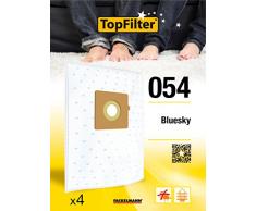 Top Filter 64054 Bluesky Borsa per umido/asciutto aspirapolvere BVC 2000, non tessuto, dimensioni: 30 x 26 x 0,1 cm