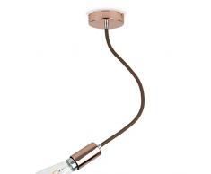 CD Cables-Flexy One, Lampada Sospensione, Pendel Ramato, Flessibile Marrone