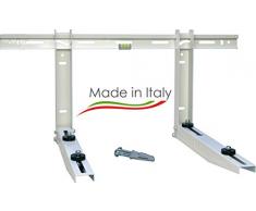Staffa regolabile per unità esterna climatizzatore 500x800 mm portata Kg140 (Kg420)