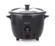 Emerio RCE-105249.1 - Cuoci riso automatico con funzione di mantenimento del calore, 1 litro, colore: Nero