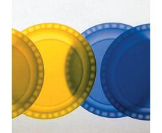 Piatto Piano Giallo Trippy