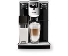Philips Macchine da caffè Automatiche Serie 5000 EP5360/10 Macchina Automatica da Caffè, con Macine in ceramica, Filtro AquaClean, Caraffa Latte Integrata, Nero