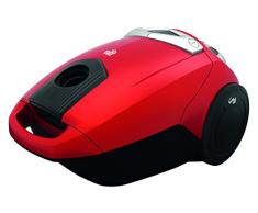 Dirt Devil Rebel 76 - DD7276-1 - Aspirapolvere a bidone con sacco - stra silenzioso 67db - Spazzol parquet - Capacità 3.8L - Classe energetica A - Raggio di azione 8.5m