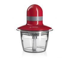 Bosch Mmr08R2 Tritatutto, 400 W, 0.8 Litri, Plastica, Rosso/Grigio