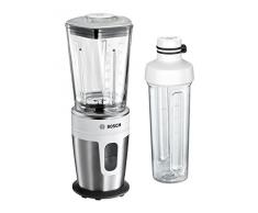 Bosch MMBM7G2M Mini Frullatore, 350 W, 12 Unknown_Modifier, 0 Decibel, Vetro, 2 velocità, Nero