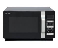 Sharp Home Appliances R760BK Piano di lavoro Microonde combinato 23L 900W Nero forno a microonde