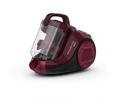 Rowenta RO2933 Swift Power Cyclonic Aspirapolvere a Traino Senza Sacco, Tecnologia Ciclonica, Design Compatto, Leggero, Filtro ad alta efficienza, Spazzola Parquet, 750 W, Rosso Vino