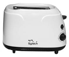 Sytech SY-TS40 - Tostapane a 2 scomparti per 2 fette di pane, 700 W