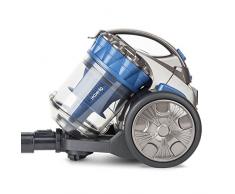 H.Koenig STC68 Aspirapolvere a traino compatto senza sacco AAA special animali, 2,5L,leggero, salva spazio + Accessori,Blu