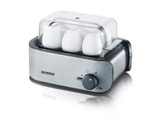 Severin EK 3134 Cuociuova Elettronico, Nero/Alluminio