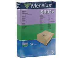 Menalux 5801 P Sacchetti per aspirapolvere, 5 pezzi