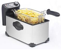 Bestron AF351 Friggitrice Zona Cool 3,5 Litri ennox