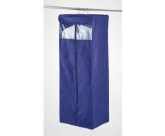 Wenko Air 4391720100 Guardaroba in tessuto non tessuto traspirante, per ca. 10 capi di abbigliamento, 51x130x38 cm, colore: Blu scuro