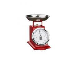 Soehnle 7915011 bilancia da cucina Mechanical kitchen scale Rosso, Acciaio inossidabile