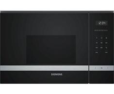Siemens BF525LMS0 Incasso Solo microonde 20L 800W Nero, Acciaio inossidabile forno a microonde