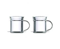 Mono 44350 Filio, Tazza da tè, set da 2 con sottotazza