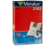 Menalux 3102 Sacchetti per aspirapolvere, 5 pezzi