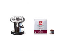 illy Macchina da Caffè a Capsule Iperespresso X7.1, Nero + Capsule Caffè Iperespresso Tostato Intenso, 6 Confezioni da 18 Capsule, Totale 108 Capsule