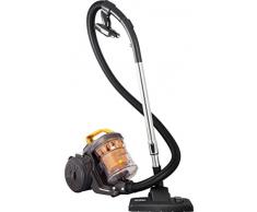 Solac Multiclonic Aspirapolvere senza sacco, multiciclonico, 800 W, capacità di 3 litri, con filtro HEPA, 2 spazzole, accessori, colore: arancione e nero