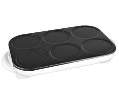Team Kalorik TKG CRM 1002 KTO - Macchina per 6 crêpes contemporanea, 1500, colore: Bianco