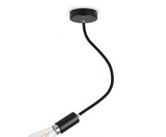CD Cables-Flexy One, Lampada Sospensione, Pendel Colorato Nero, Flessibile Nero