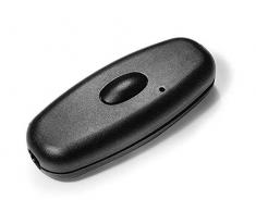 Arditi dimmer a pulsante nero per lampade ad incandescenza con LED di segnalazione presenza rete