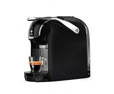 Bialetti Break - Macchina Caffè Espresso a Capsule in Alluminio con sistema Bialetti il Caffè dItalia, Design compatto, Nero