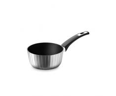 Mopita HTIS16MO101 High Tech Induction Casseruola, 1 Manico, Interno Nero, 16 cm, Alluminio forgiato