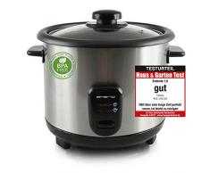 Emerio RCE-110118 1.5L 500W Nero, Acciaio inossidabile cuoci riso