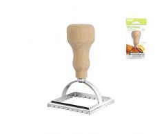 HABI Set 6 Taglia Ravioli Cromato Quadrato cm6 Utensili da Cucina