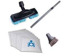 Aspirazione Flau Schi in microfibra per Mop, Aspirapolvere tubo 32 mm, pennello di aspirazione di aspirazione per hartböd.