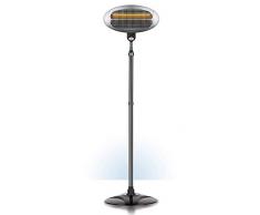 reer 1909 Interno e esterno Nero 650W stufetta elettrica
