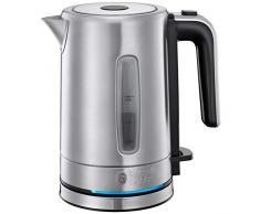 Russell Hobbs Bollitore in Acciaio Compact Home, Capacita 0.8L 3 Tazze, Filtro Anticalcare, 2200W, 24190-70