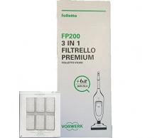 FOLLETTO VK FP 200 220 6 SACCHETTI + 6 PROFUMI ASPIRAPOLVERE VORWERK ORIGINALI