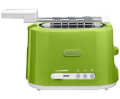 DeLonghi CTE2303.GR Tostapane, Pinze e Scalda Brioches, Verde